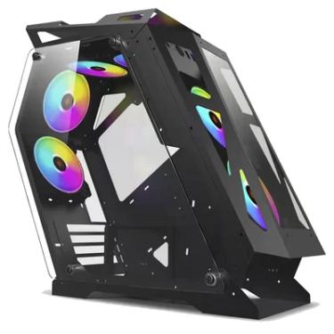 Imagem de Gabinete Gamer Havoc, Preto, Mid Tower, Vidro Temperado RGB, Com 3 Fans