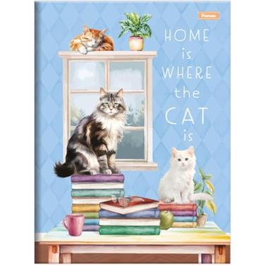 Imagem de Kit de Cadernos, Foroni, Brochura, 1 Matéria, Capa Dura, Furfriends, 80 Folhas, Pacote com 5