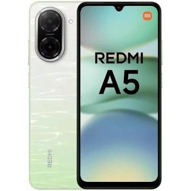Imagem de Smartphone Celular Redmi A5 Verde 64GB 3GB Ram Dual Sim Tela 6.88 Lake