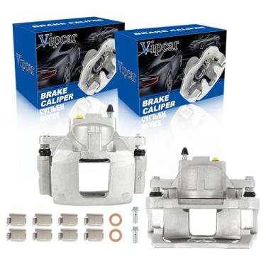 Imagem de VIPCAR Conjunto de pinças de freio dianteiro com suporte, serve para Jeep Wrangler, Liberty, Grand Caravan, Town & Country, Nitro, VW Routan, Ram C/V, 18-B5044 18-B5045, 2PCS