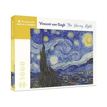 Imagem de Pomegranate Quebra-Cabeça De 1000 Peças Para Adultos, A Noite Estrelada Vincent Van Gogh, Acabamento Fosco, Ajuste Perfeito