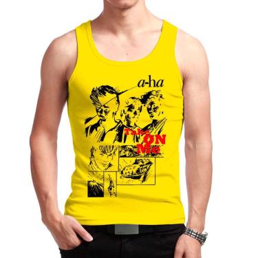 Imagem de Camiseta Regata A-HA banda new wave anos 80, exclusiva, unissex