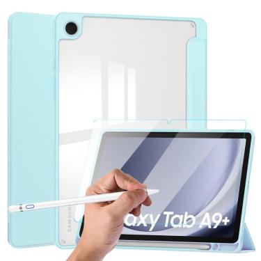 Imagem de Capa + Caneta Stylus + Vidro Para Tablet Samsung A9+ 11 X210