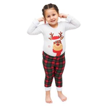 Imagem de Pijama Body Baby Longo Natal Rena - Alegria de Montar, 1 ano