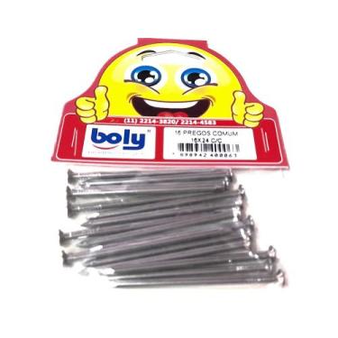 Imagem de Pregos Comuns 16 x 24 Com Cabeça 16 Peças - Boly