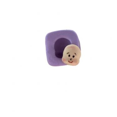 Imagem de F1154 molde de silicone rosto confeitaria biscuit - confeitaria dos mo