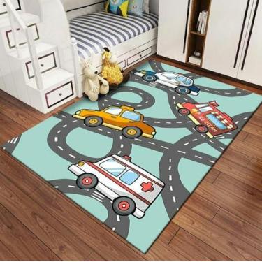 Imagem de Tapete Tatame Infantil Bebe Educativo Atividades 140X100cm - Texfine, 