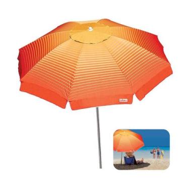 Imagem de Guarda Sol 2,2m Articulado Alumínio Sombreiro Cancun  Praia Piscina Ca