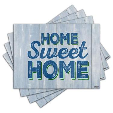Imagem de Jogo Americano - Home Sweet Home com 4 peças - 947Jo - Allodi