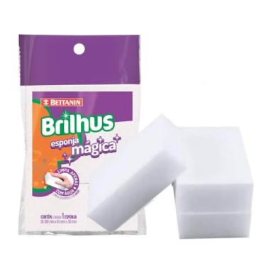 Imagem de Brilhus Esponja Mágica Branca, Removedora de Riscos e Manchas