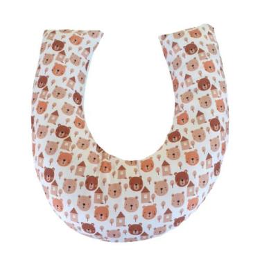 Imagem de Almofada para Amamentação de Bebê Menino com Capa Removível - AVM Enxo