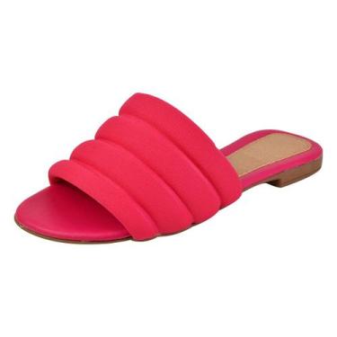 Imagem de Chinelo Feminino Confortavel Slide Neon Casual  -  Calce Bem , Pink, 3
