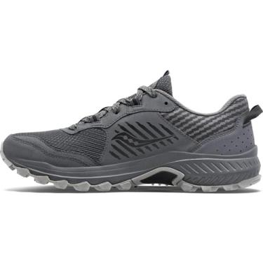 Imagem de Saucony Men's Excursion TR15 Trail Running Shoe, Shadow/Black, 9.5 Wide