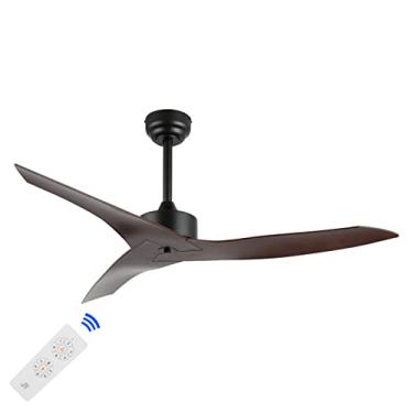 Imagem de JONATHAN Y JYL9715D Aldrin 127.0 cm Mobile-App/Controle Remoto, Ventilador de Teto Razor de 6 Velocidades, Moderno, Contemporâneo, Minimalista, Industrial, Litoral para Quarto, Sala de Estar