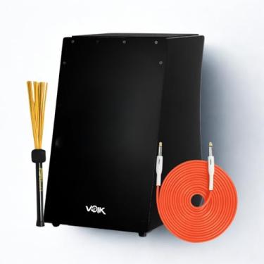 Imagem de Cajon Elétrico Preto Com Vassourinha STD Lite C83 Voik By FSA (BK STD)