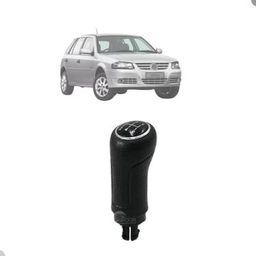 Imagem de Manopla Bola de Câmbio Gol G4 2006 07 08 - Ré Trás - Aro Cromado