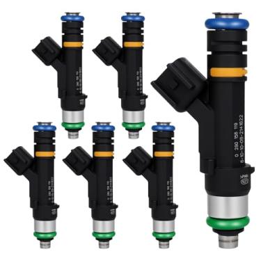 Imagem de Injetor de combustível 2007-2010 compatível com Jeep Wrangler 07-10, para Dodge Grand Caravan 08-10, Chrysler Town Country 08-10, para Volkswagen Routan 09-10 3.8L V6, substitui 0280158119 028015811