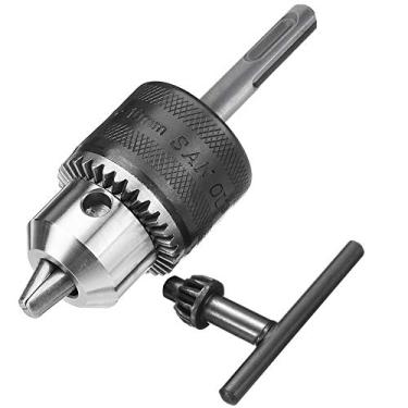 Imagem de Yakamoz Adaptador de chave de fenda de metal de 1,5 a 10 mm com haste SDS Plus, capacidade de 1/16" - 3/8"