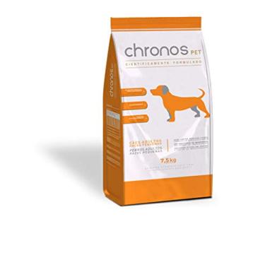 Imagem de Ração Chronos Pet Cães Super Premium Adultos Raças Pequenas 7,5kg Chronos Para Todas Pequeno Adulto, Sabor Frango