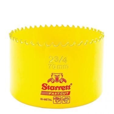 Imagem de Serra Copo Bi Metal 2.3-4"" 70mm - Fch0234-g - Starrett Serra Copo Bimetal 2.3-4" 70mm Starrett