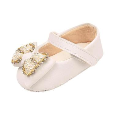 Imagem de Sapatilha Bebe Mania Laco Branca Conforto E Estilo - Bebê Mania, 17