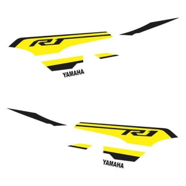 Imagem de Adesivo Protetor Tank Pad Yamaha YZF R1 2015 Lateral - Cromo Sign