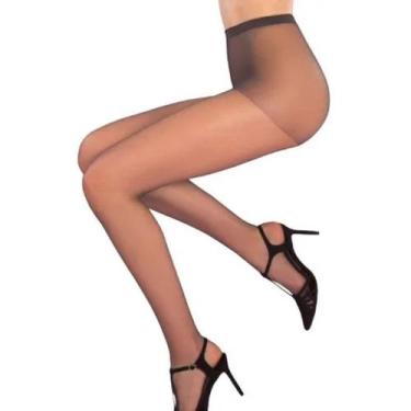 Imagem de Meia Calça Loba Lupo Fina 5760-001 Microfibra Fio 15, Praline, M