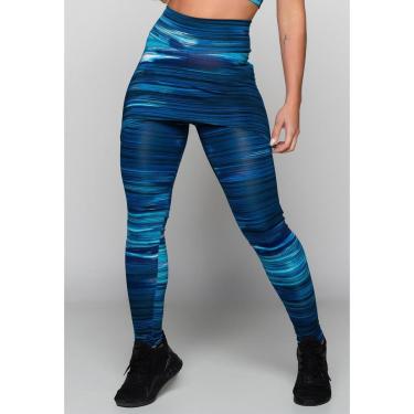 Imagem de Calça Legging Suplex Saia Tapa Bumbum Estampada Cintura Alta Fitness Mvb Modas-Feminino
