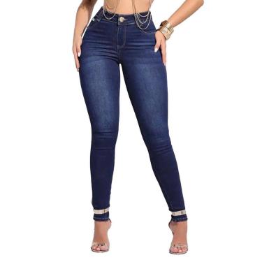 Imagem de Calça Feminina Pit Bull Jeans Skinny Hot Pants - 8568-Feminino