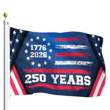 Imagem de Bandeira dos EUA 250º aniversário bandeira dos EUA para faculdade