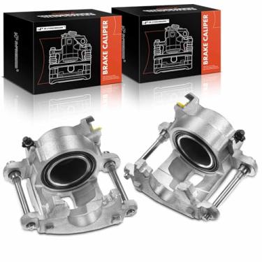 Imagem de A-Premium Conjunto de pinça de freio a disco compatível com modelos Chevy, GMC, Buick, Avanti, Isuzu, Oldsmobile e Pontiac - S10 Blazer, Malibu, Camaro, LLV, S15 Jimmy, Sonoma, Regal - Apenas RWD
