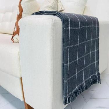 Imagem de Manta Grande para Sofá e Cama Xadrez 2,40x1,80 Capa Protetora de Sofa 