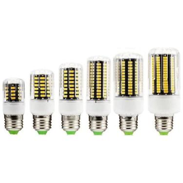 Imagem de YSJX Lâmpada LED Espiga de Milho E27 9W Branco Quente 3000K Bivolt (85V-265V) – Kit 10 Unidades Econômicas para Casa e Escritório,Generic