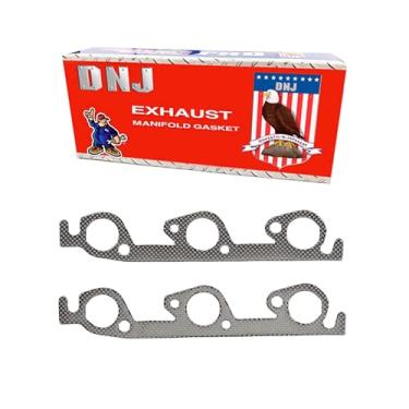 Imagem de DNJ EG1135 Exhaust Manifold Gasket for 1990-2010 / Chrysler, Dodge, Plymouth, Volkswagen/Caravan, Concorde, Dynasty, Routan, Town & Country, Voyager / 3.3L, 3.8L / OHV/CGUA/VIN 1, VIN 3, VIN E,