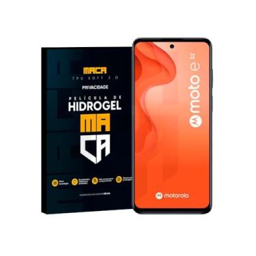 Imagem de Película de Hidrogel Moto E32 Privacy Frontal Anti Espião MACA