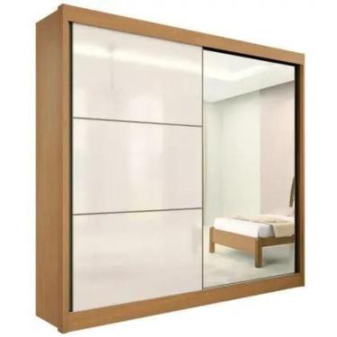 Imagem de Guarda Roupa Titanium Cinamomo Off White 2 Portas 6 Gavetas DDoro D Do