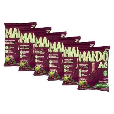 Imagem de Kit 6X: Biscoito de Polvilho Beterraba Mandô Aê 40g