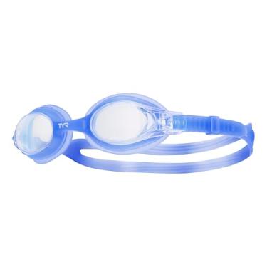 Imagem de Óculos de Natação Infantil TYR Swiples Azul Lente Transparente