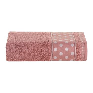Imagem de Toalha De Rosto Petit Poá Avulsa - Rosa Chá