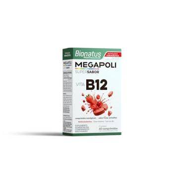 Imagem de Metilcobalamina Vitamina B12 Bionatus Frutas Vermelhas Mastigável 60comp