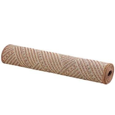Imagem de Tapete Passadeira Sisal 2,00m x 66cm Base Antiderrapante Para Corredor Cozinha Quarto Sala - Terracota - 87% polipropile