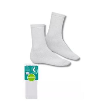 Imagem de Meias Unissex Esporiva Cano Médio de Algodão 3 Cores 1 Par - Selene, B