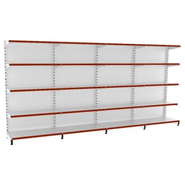 Imagem de Gôndola Parede Prateleira Lateral 1 Inicial e 3 Continuação