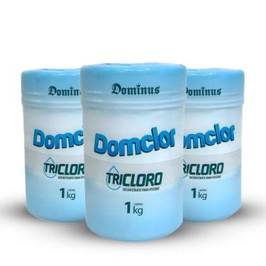 Imagem de Pastilhas de Cloro Domclor 15un Desinfetante Para Piscinas