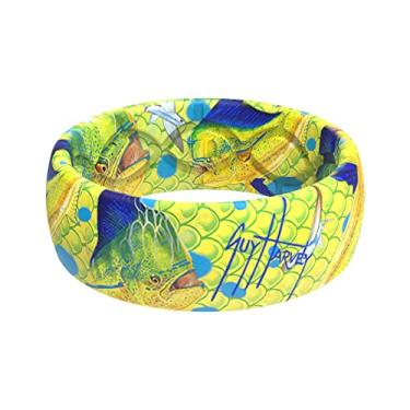 Imagem de Groove Life Anel de silicone Guy Harvey - Anéis de casamento de borracha respirável para homens, cobertura vitalícia, design exclusivo, anel confortável, 7, Silicone, Sem pedras preciosas
