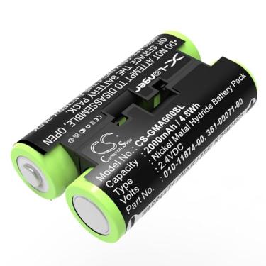 Imagem de MAUSOCELA Bateria de substituição GPS de 2000 mAh, compatível com 010-01550-00, Astro 430 portátil, GPSMAP 639, 63csx, 63SC, 669, 66S, Oregon 600, 600t, 650, 650t, PSMAP 64, 64ST, 64X, Striker 4, 4