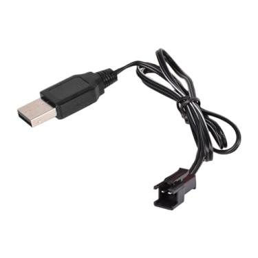 Imagem de Deevoka Cabo de carregamento de 3,7 V 3,7 V USB Cabo de carregamento de bateria Quadcopter Conector resistente Cabo de carregamento de helicóptero RC, Porta SM 3.7V