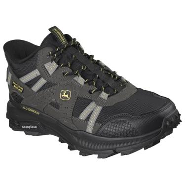 Imagem de Skechers Tênis de caminhada masculino inspirado em trilhas, Bbk, 7.5 X-Wide