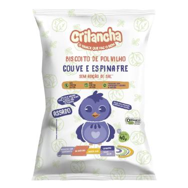 Imagem de Biscoito de Polvilho Crilancha Couve e Espinafre 40g