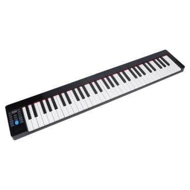 Imagem de Asixxsix 61 teclado dobrável teclado piano, Piano eletrônico portátil com pedal sustentável e saco portátil, Alto-falantes incorporados, 128 tons, 128 ritmos, 20 músicas de demonstração